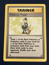 Pokemon Trader 77/102 Base Set Unlimited RARE / NM Trusted Seller