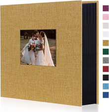 Photo Album 4X6 600 Large Capacity Linen Album Book Holds 600 Horizontal and Ver