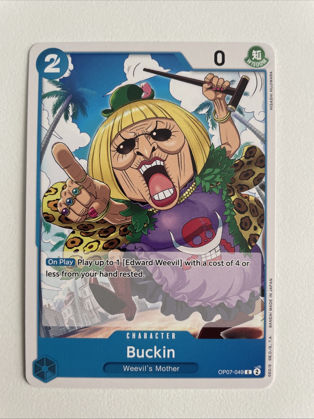 Buckin OP07-049 500 Years in the Future Regular (C) One Piece CCG TCG - NM