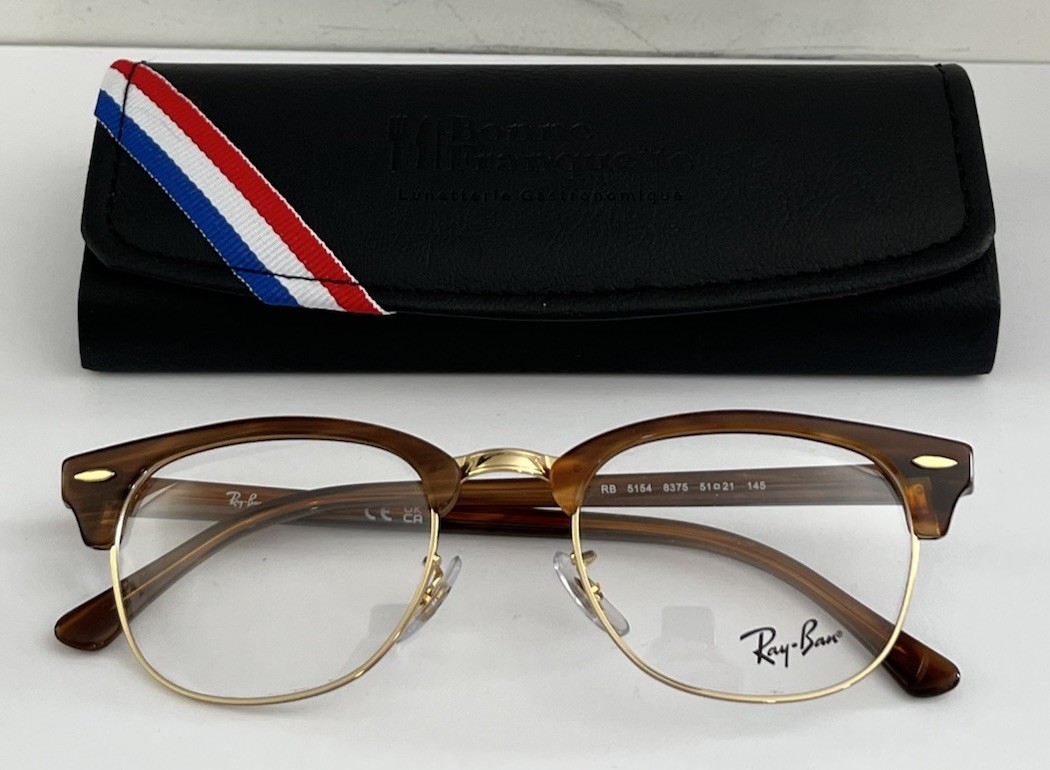 Monture de vue Ray-Ban RB 5154 Clubmaster mixte en acétate noir taille 49