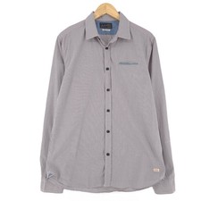Scotch Soda First Quality Men Vintage Plaid Cotton Button-Up Shirt, L