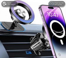 MagSafe Car Mount 20 Strong Magnet Phone Holder for iPhone 17/16/15/14 360 Rotat