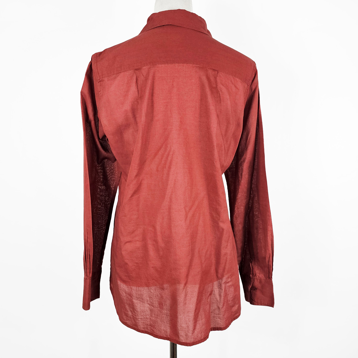 Peruvian Connection Dark Orange Medium Cotton Ruf… - image 3