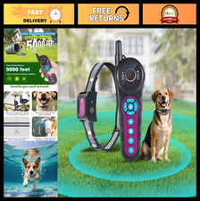 Wireless Dog Fence  Training Collar System - 2 in 1 Electric Pet Containment