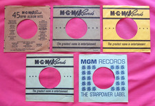 MGM - Lot of 11 45 rpm Company Sleeves