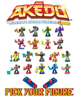 Akedo Ultimate Arcade Warriors Mini Battle Actionfigur - Wählen Sie Ihre Kämpfer
