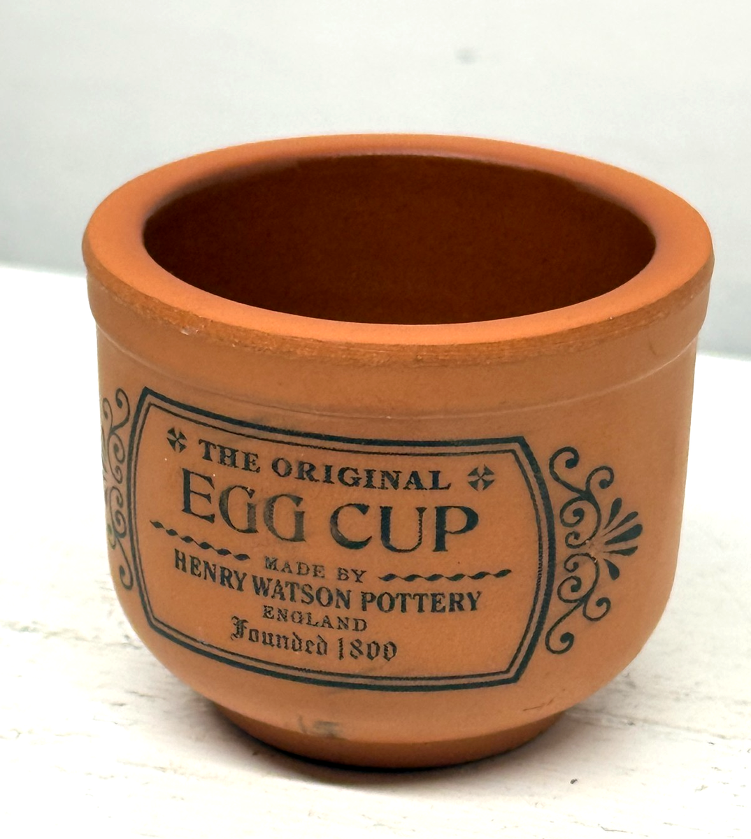 【William Huttonn】アールデコ エッグクルーエ エッグカップ Henry Watson Original Terracotta Egg Cup 1 5/8