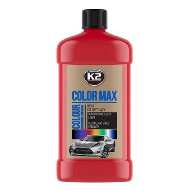 K2 Farbe Wachsfarbe 500ML Carnauba Autopolitur Polierpaste Wachspolitur Rot