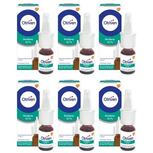 HALEON GERMANY GMBH Otriven Sinuspray 0,1% Nasenspray (6x 10ml) 6 St