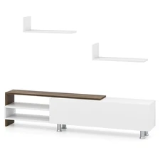 TV Stand Modern Entertainment Center TV Cabinet for TVs up to 80 Inches