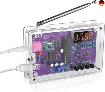 DONGKER FM Radio Kits, Lötprojekte DIY Elektronik Kits Digitalradio Lötübungs Ki