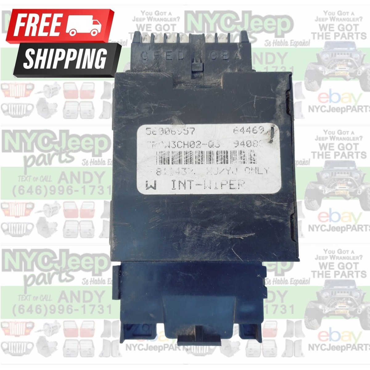 91-95 Wrangler YJ Intermittent Wiper Relay Delay Module Box