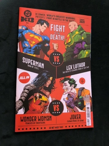 KO #4 DAN MORA WONDER WOMAN JOKER SUPERMAN VARIANT 1