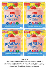 Carnation Breakfast Essentials Powder Nutritional Shake Drink Mix 4 Packs Strawb