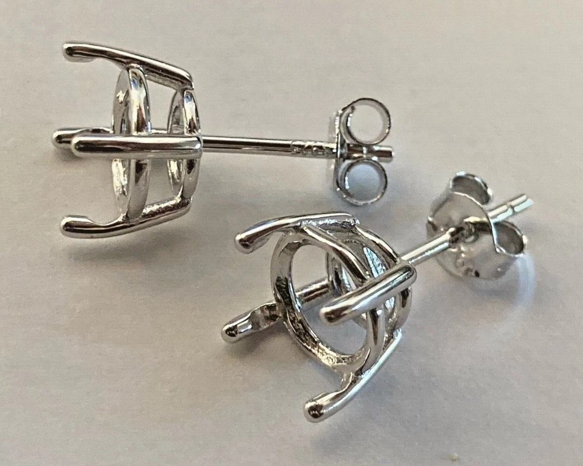 Sterling silver on sale earring blanks