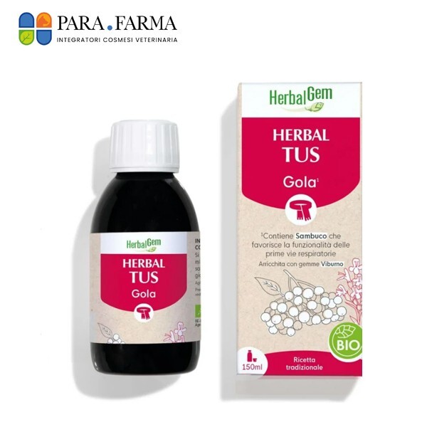 Herbalgem Herbal Tus Per La Gola 150Ml - Sciroppo Lenitivo E Emolliente-image