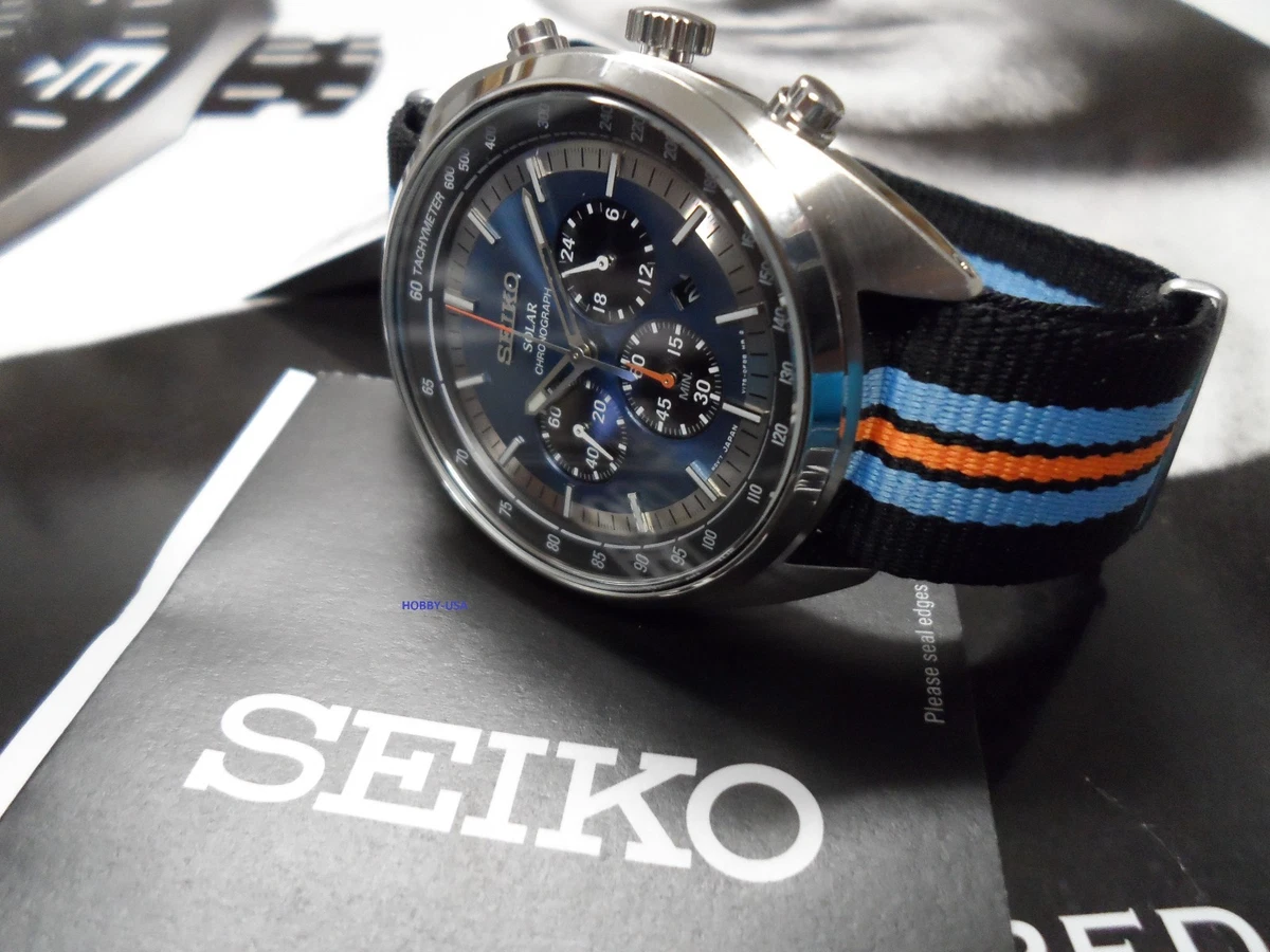 Seiko solar recraft store chronograph