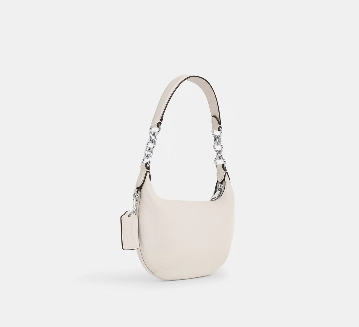 COACH COACH Mini Payton ショルダーバッグ CN011 NWT COACH CN011 Payton Mini Leather Shoulder Bag Silver