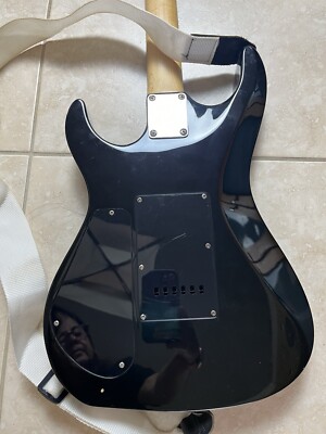 Hamer 1990's Slammer Black KOREAN Vintage Guitar, Fender Gig Bag