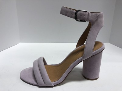 lilac ankle strap heels