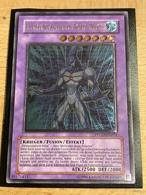Yu-Gi-Oh! Elementarheld Aqua Neos POTD-DE031 Ultimate Rare Near Mint Los3