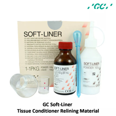 Dental Lab Self Cure Repair GC Soft-Liner Tissue Conditioner Relining Material