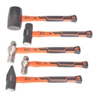 5pcs Hammer Set Blacksmith Propane Forge Hand Tools Shop Cross  Pein Garage Kits