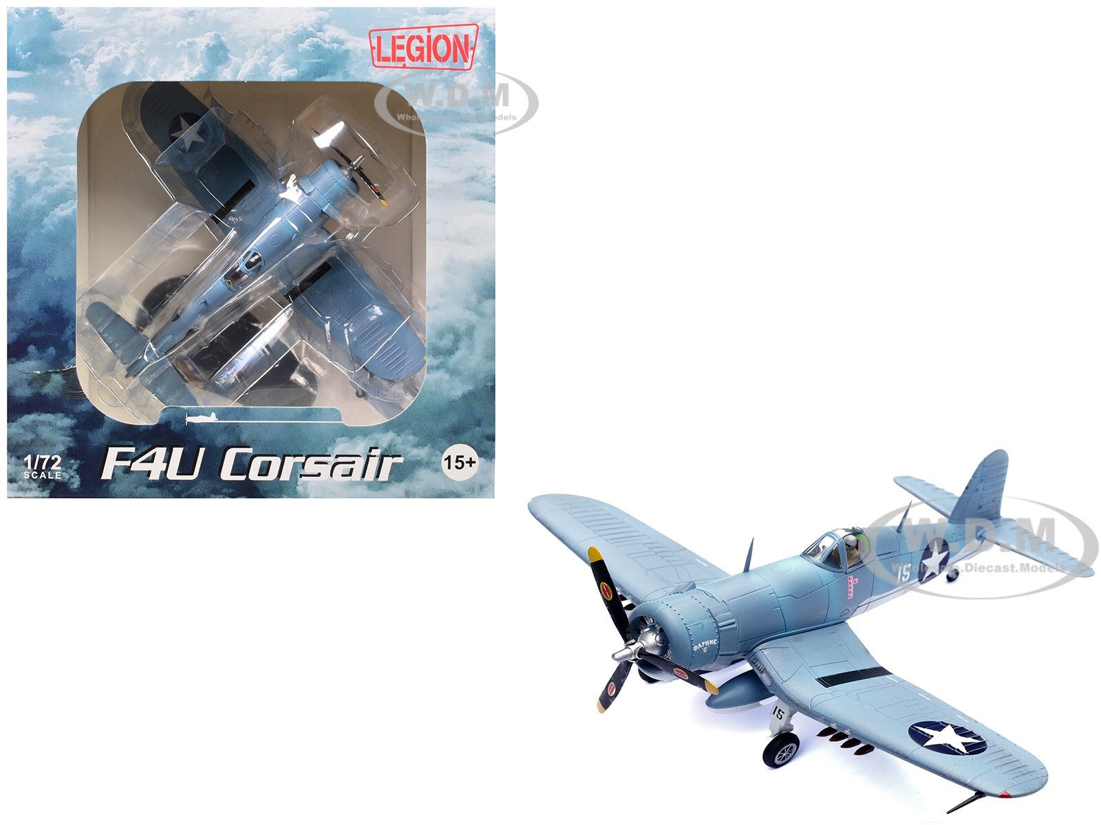 ИСТРЕБИТЕЛЬ VOUGHT F4U-1 CORSAIR VMF-213 (1943) 1/72, ИЗГОТОВЛЕННЫЙ НА ЗАКАЗ КОМПАНИЕЙ LEGION 14619 LF