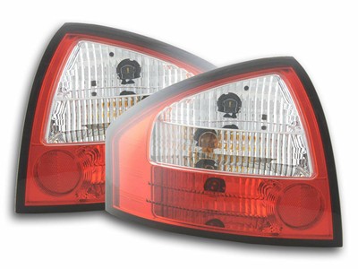 CRYSTAL CLEAR REAR LIGHTS LAMPS FOR THE AUDI A6 C5 4B SALOON  1/1997-2003