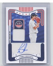 2024 Panini Stars & Stripes Ethan Schiefelbein Jersey Auto 