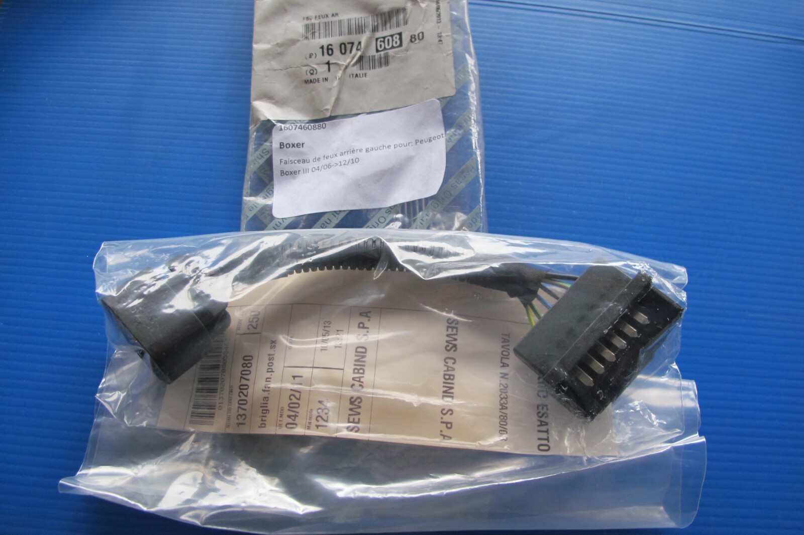 Faisceau de feux arrière gauche pour Peugeot Boxer III 6 broches