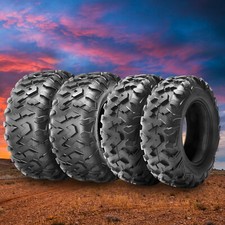 25x8-12 25x11-12 ATV Tires Set 4 6Ply 25x8x12 25x11x12 UTV All Terrain Tubeless