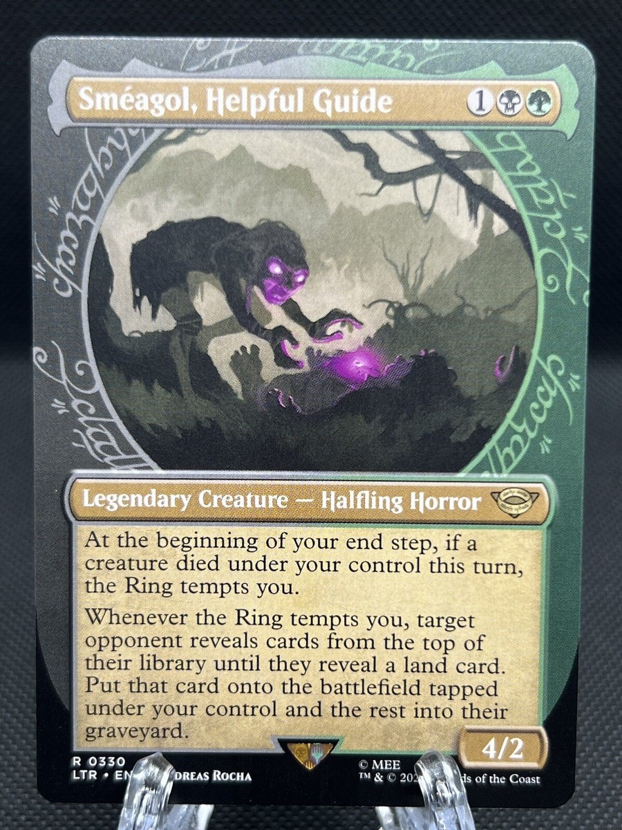 Smeagol, Helpful Guide - Showcase MTG The Lord Of The Rings Magic LoTR #330 Smeagol, Helpful Guide - Showcase MTG The Lord Of The Rings Magic LoTR #330