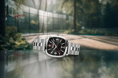 WENGER VINTAGE SPORT Men's Watch 316L Black Dial Quartz Analog