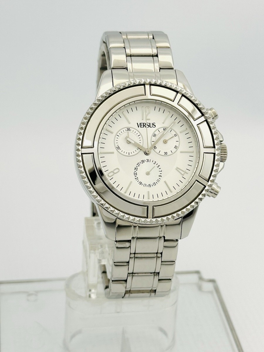 VERSACE サスヘンタリフミティトレス 10185861A12699 1PV90 VERSACE WATCH STRAP, VSQ , DEAUVILLE , WHITE , LEATHER