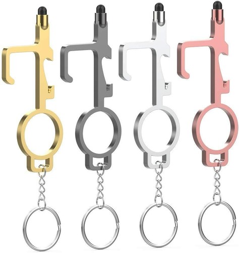 4 Pcs Anti No Touch Door Opener Tool Germ Key Antimicrobial Safe Copper Keychain Ebay 4 Pcs Anti No Touch Door Opener Tool Germ Key Antimicrobial Safe Copper Keychain Ebay