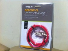 New Targus DEFCON CL Laptop or Netbook Computer Cable Combination Lock Pink