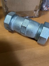 New 1    Galvanized Long Compression Coupling