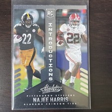 2021 Panini Absolute Najee Harris #INT-11 Introductions Insert RC Rookie Steeler