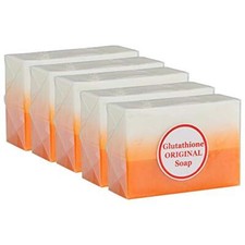 Glutathione  Kojic Acid Skin Whitening Soap for Flawless Glowing Skin, 5 Bars