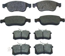 JUEGO DE PASTILLAS DE FRENO DELANTERAS Y TRASERAS RENAULT MEGANE MK3 LA MAYORÍA DE LOS MODELOS (FRENO DE MANO MANUAL)