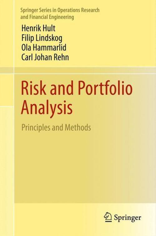 Thumbnail - Risk And Portfolio Analysis | Henrik Hult (u. A.) | Principles And