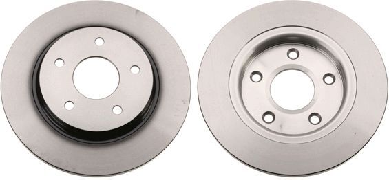 2X TRW DF6325 Bremsscheibe FüR Chrysler Dodge Passend FüR Fiat Opel-image