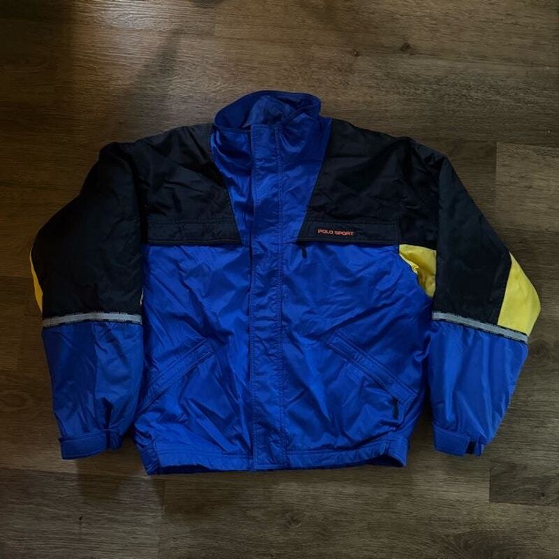90s Retro Polo Ralph Lauren Winter Ski Jacket for Men and Women Vintage Style Outdoor Sportswear
