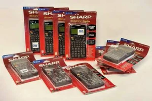 10 Nouveau Sharp EL-W535B Calculatrice scientifique 297 Fonctions (batterie incluse)