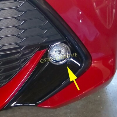 Für 2019-2022 Toyota Corolla ABS Chrom Auto Vordere Nebelleuchte Ring Cover Rand