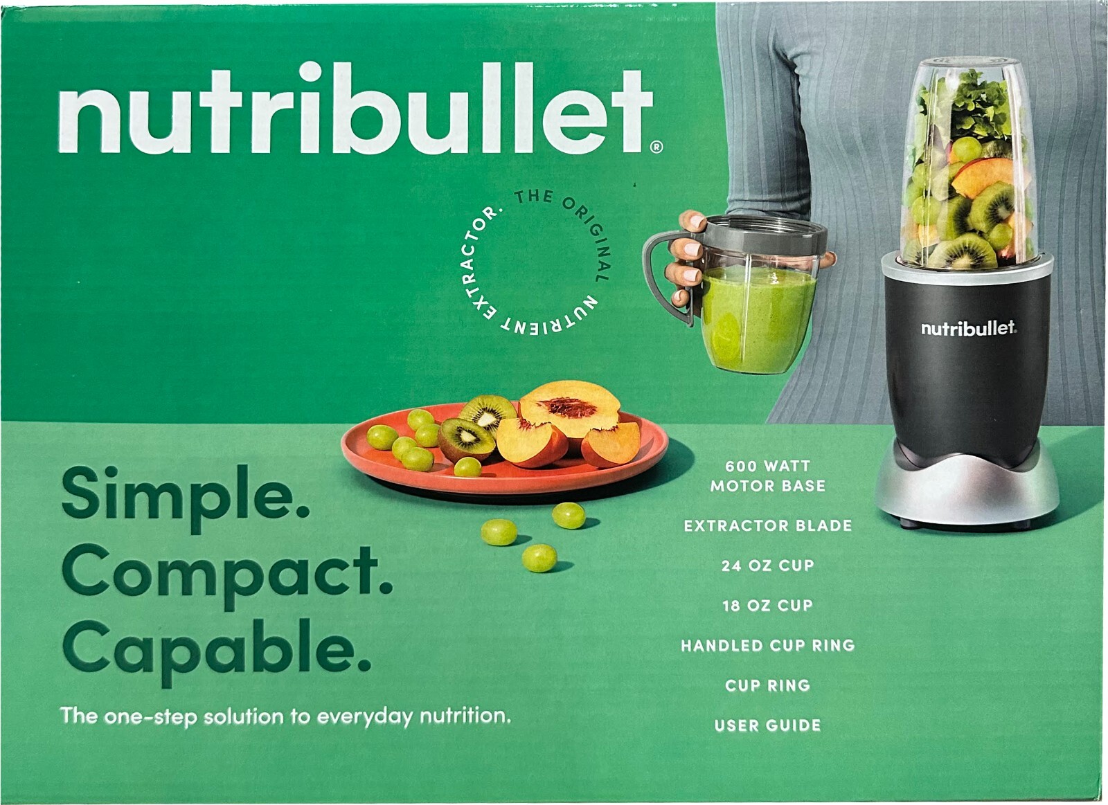 NutriBullet 8-Piece Nutrition Extractor Blender Juicer,  600