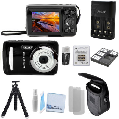 Digital Camera 2.4 Inch TFT LCD Screen 4X Zoom HD 16MP 1080P Anti-Shake Mic