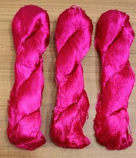  3 Thread Yarn Lace Skeins Knitting Work Reel Silk Fabric 345g Woven Sari