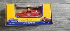 Vintage 40's American Dimestore 1:43 Scale Deluxe Plastic Ambulance #30002